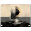 Cirkels - Schaduw - Abstract tuinposter los doek klein -3d