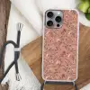 Botanisch - Bloemen - Roze Hoesje iPhone 16 Pro Max met koord klein 804 -sfeer4