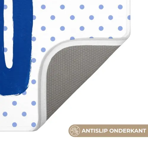 Ciao - Blauw - Stippen Badmat klein -USP_AntislipNL