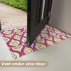 Retro - Floraal - Paars Deurmat klein 898 -USP_NL