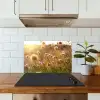 Planten - Natuur - Bloemen - Zon - Horizon keuken achterwand spatscherm klein -sfeer2