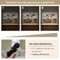 Koe - Bloemen - Weiland Light Box met batterij (Wandlamp) middel -USP_dimbaarNL