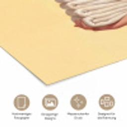 Handdoeken - Vrouw - Jurk - Roze poster papier klein -tcloseup_DE
