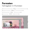 Stoel - Vaas - Bloemen - Geblokt Muismat XXL klein -sfeer5