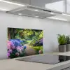 Hortensia- Park - Pad keuken achterwand spatscherm klein -3d_schuin