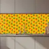 Geel - Aardbei - Patroon keuken achterwand 2 middel 871 zz_3dshopping