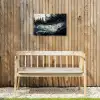 Marmer - Abstract - Goud - Luxe Tuinposter op houten frame 2 cm dik klein -sfeer4