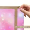 Sterren - Roze - Blauw Light Box met batterij (Wandlamp kind) middel -USP_websiteprintNL