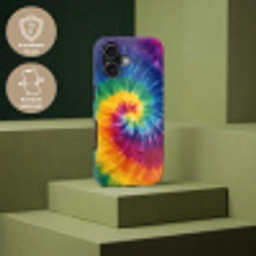 Regenboogkleuren - Spiraal - Kleurrijk Toughcase MagSafe Apple iPhone 17 klein -USP_PrintM_DE