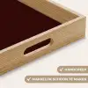 Tekst - Rood - Minimalistisch Dienblad Rechthoek middel -USP_HandgreepNL