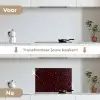 Zwart - Harten - Rood keuken achterwand spatscherm klein 900 -voor_na_NL