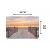 Zonsondergang - Strand - Zand Placemat vinyl groot -specs