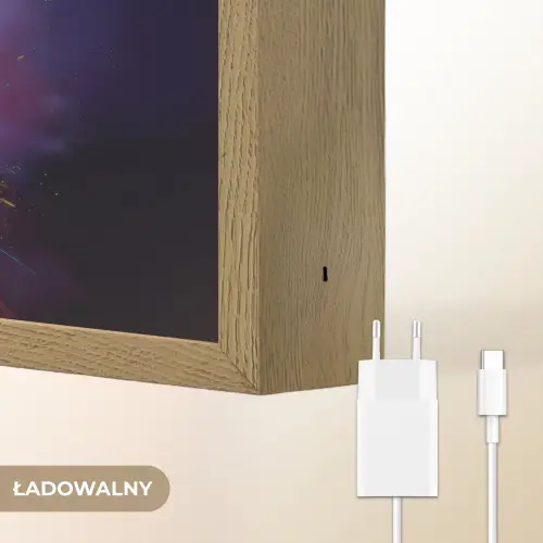 Explosie - Kleurrijk - Voetbal - Abstract Light Box met batterij (Wandlamp kind) middel -USP_websiteoplaadbaarNL