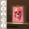Felroze - Tanden - Schedel Light Box met kabel (Tafellamp) klein -USP_NL