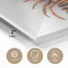 Kreeft - Zwart - Oranje - Wit - Uniek plexiglas 5mm klein -sfeer2