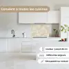 Beige - Reliëfstructuur - Natuursteen keuken achterwand 2 middel 865 -sfeer4_FR
