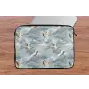 Wolken - Kraanvogels - Blauw laptophoes neopreen klein 279 -tafel