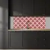 Waaier -  Roze - Rood keuken achterwand 2 middel 871 -sfeer1