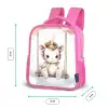 Eenhoorn - Dier - Kinderen - Unicorn Kinderrugzak - Roze middel -productfoto_formaten