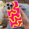 Lijn - Geel - Abstract Hoesje iPhone 16 Pro Max met koord klein -sfeer3