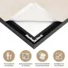 Symmetrische bocht - Koperkleurig Textielframe zwart klein -USP_feed_closeupNL