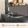 Plaid - Patroon - Ruit - Donkerblauw keuken achterwand 2 middel 871 -usp_NL
