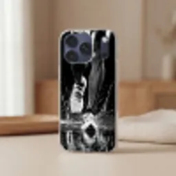 Hardloopschoenen - Rennen - Druppels - Zwart Telefoonhoesje iPhone 17 Pro Max klein -sfeer2