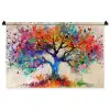 Levensboom - Natuur - Kleurrijk - Boom Wandkleed katoen middel -zz3d