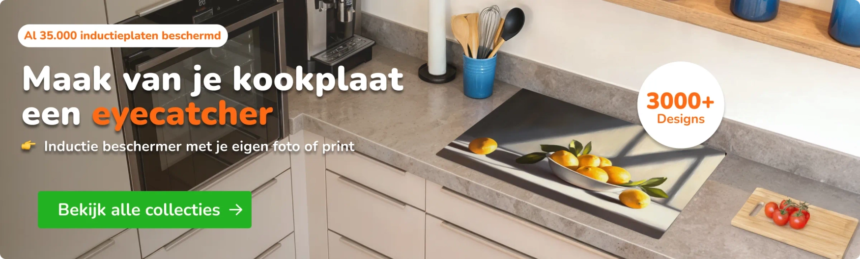 Banner inductie beschermer op maat 