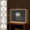 Friet - Witte krijttekening - Zwart Light Box met batterij (Wandlamp) middel -USP_websiteoverzichtNL