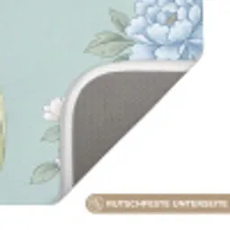Vogel - Bloemen - Kleurrijk Badmat klein -USP_AntislipDE