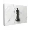 Schaakstuk - Koning - Zwart - Marmer canvas 2cm klein -z3d