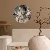 Grijs - Luxe  - Goud - Marmer Wandcirkel behangsticker klein -sfeer1