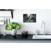 Boeket - Bloemen - Kleurrijk - Astronaut Muursticker klein -keuken