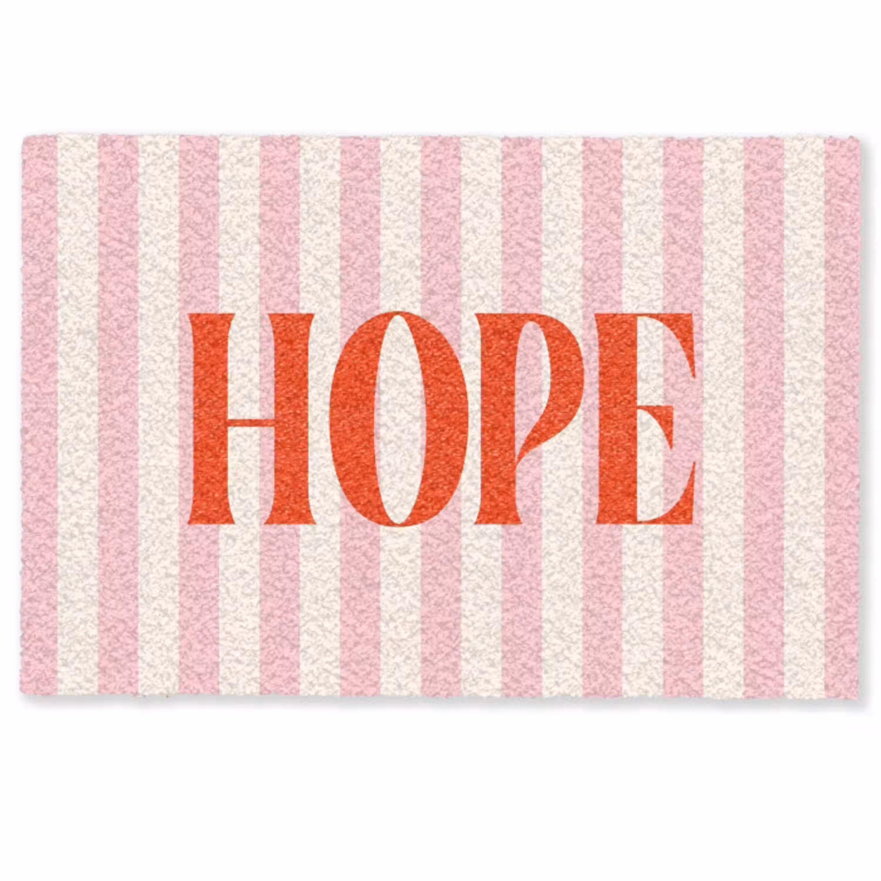 Zachtroze - Rood - Strepen - Hope Deurmat klein -zkaufland3d