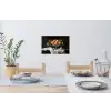 Stilleven - Perziken - Vintage Muursticker klein -eettafel