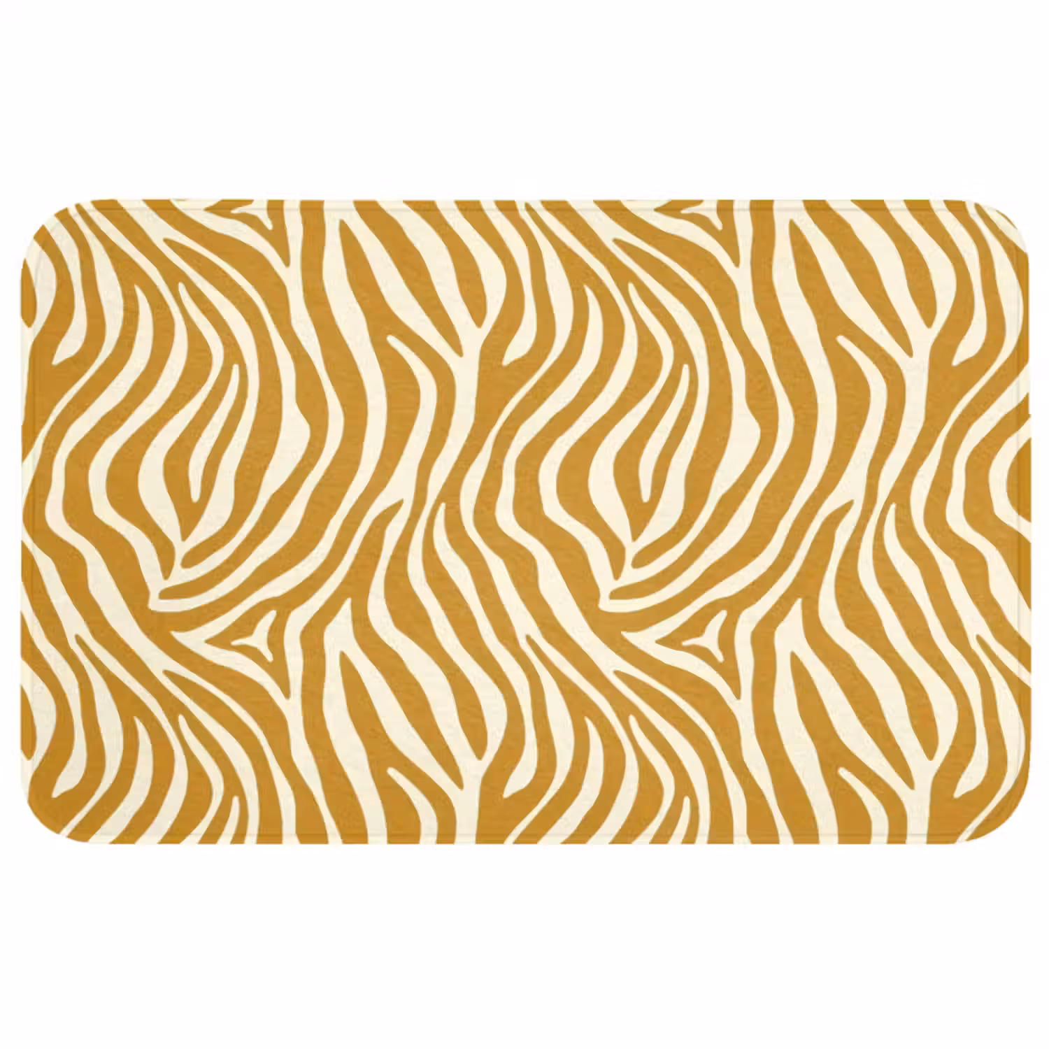 Badmat - Zebra - Klassiek - Oker - Geel