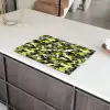 Groen - Geel - Camouflage - Patroon Inductie beschermer vinyl 3mm klein 276 -sfeer8