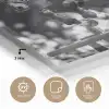 Springen - Paard - Zwart - Wit plexiglas 5mm klein -sfeer2