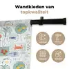 Zee - Sfeer -  kreeft - Citroen Wandkleed katoen klein 269 -sfeer2