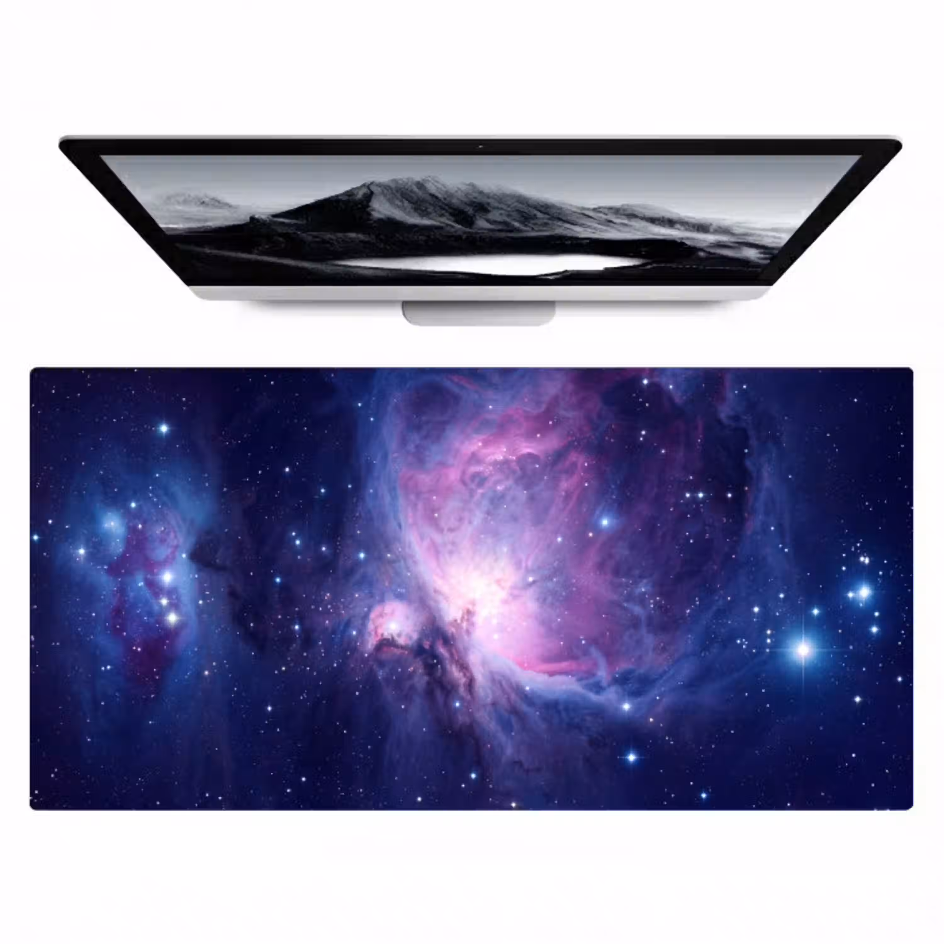Ruimte - Sterren - Kleurrijk Muismat XXL klein -zzz3d