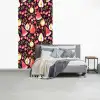 Donker - Bladeren - Fruit - Patroon fotobehang vinyl groot 64 -slaapkamer