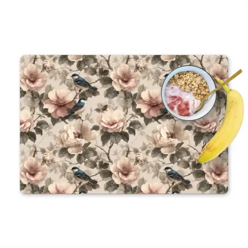 Klassiek - Vogels - Kleurrijk Placemat vinyl groot 368 -zzzproduct_Kitchenyeah-website