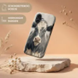Koe - Portret - Dieren - Modern Toughcase MagSafe Apple iPhone 17 klein -USP_RandenV_NL