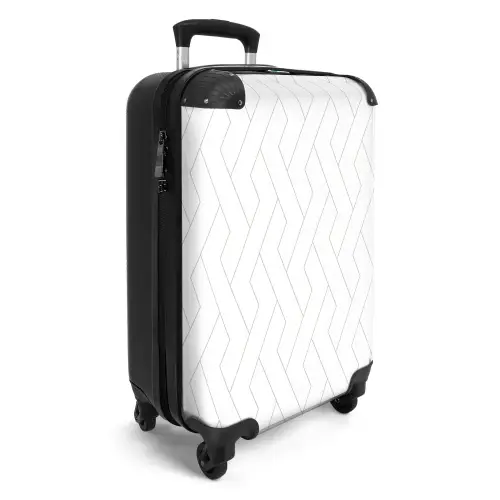 Grafisch - Patroon - Modern NBS - Handbagage koffer - Kinderen Unisex middel 644 -productfoto_3d