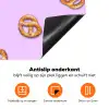 Pretzels - Eten - Paars Inductie beschermer vinyl 3mm klein -zzzzzzz-td-onderkant