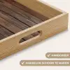Houten plankpatroon - Warmte - Natuurlijk Dienblad Rechthoek middel -USP_HandgreepNL