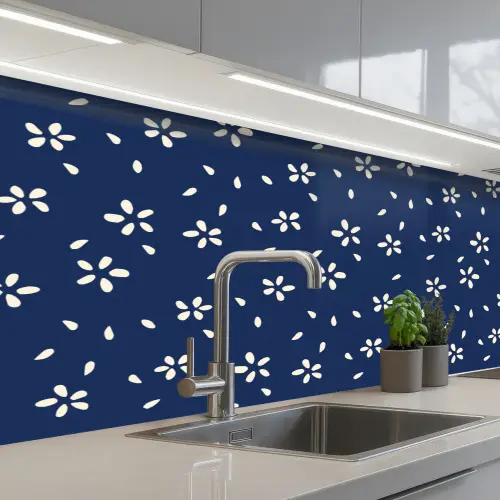 Bloesem - Patroon - Lente - Japan keuken achterwand 2 middel 871 -3d_schuin