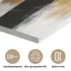 Abstract - Goud - Zilver - Vormen - Aesthetic PET vilt klein -closeup_NL