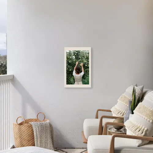Boom - Appels - Plukken - Natuur Tuinposter op houten frame 2 cm dik klein -sfeer1